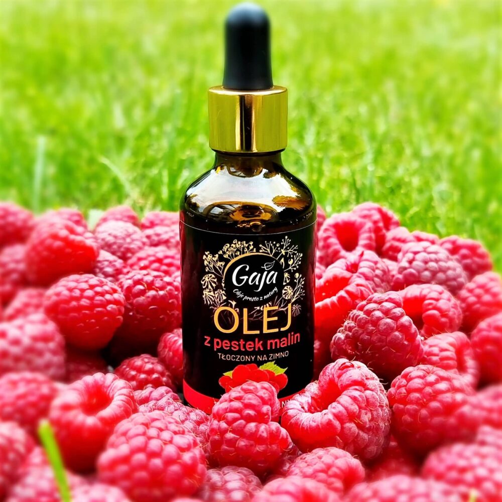 Olejek z pestek malin - Olejarnia Gaja